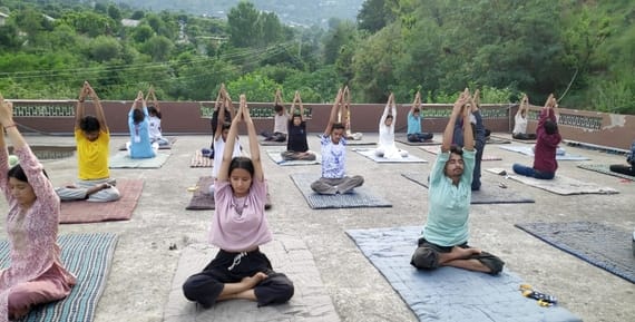 40 youths learned yoga exercises in Khokhan