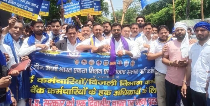 Protests were held against privatization in many departments including electricity