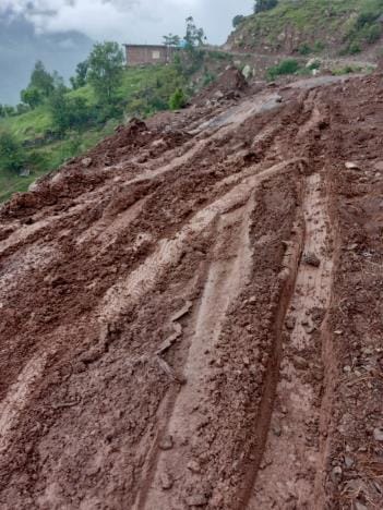 Balota chigla Road in Bad Condition