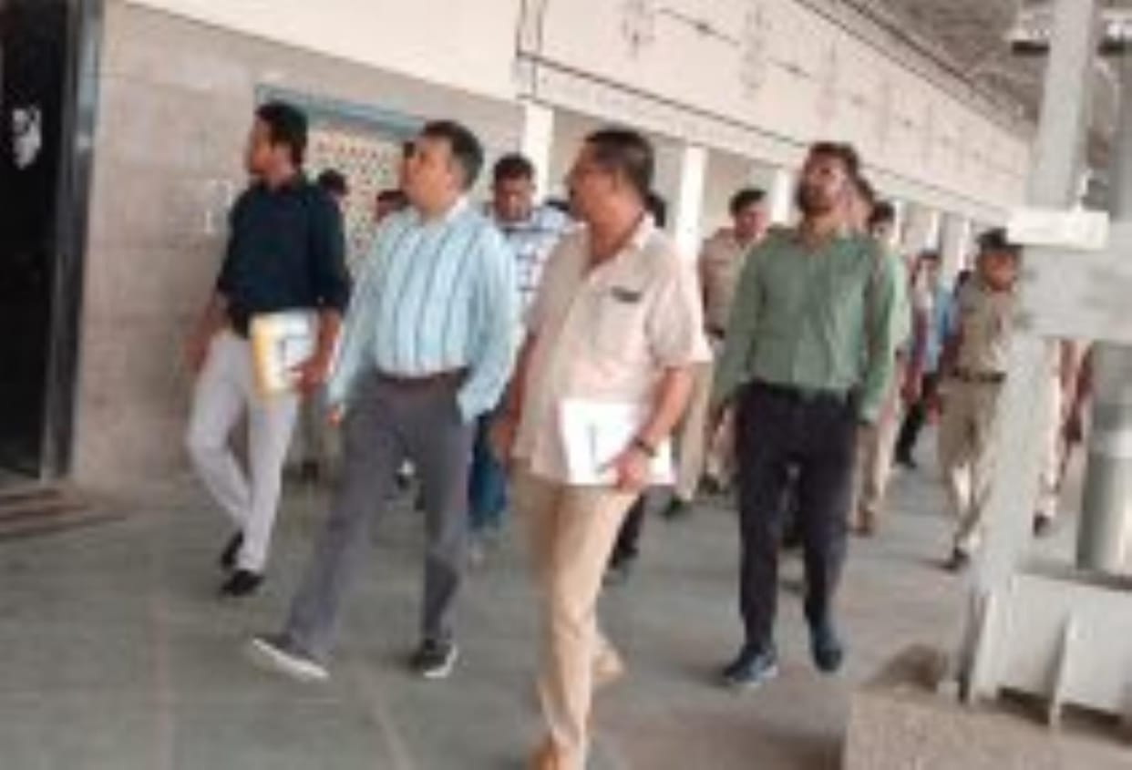 drm inspected railway station