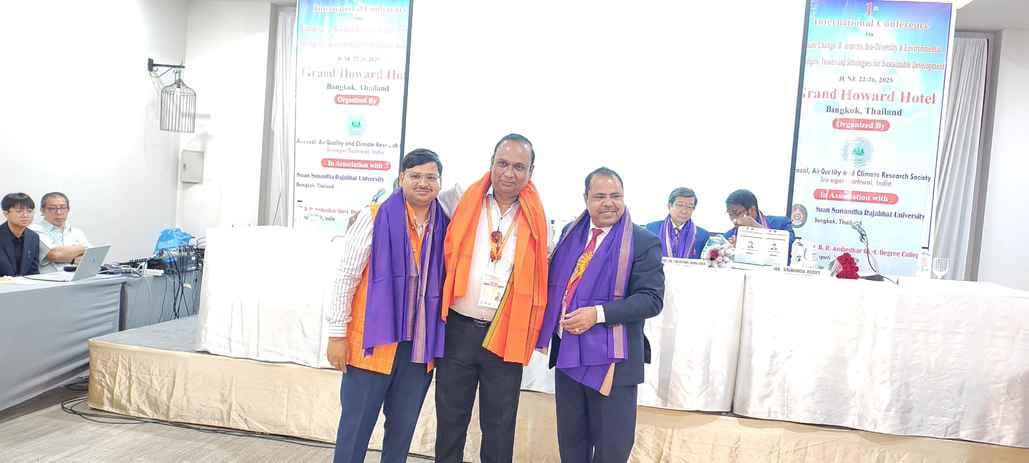 Das College Principal Prof. Ashish read his research paper in Bangkok