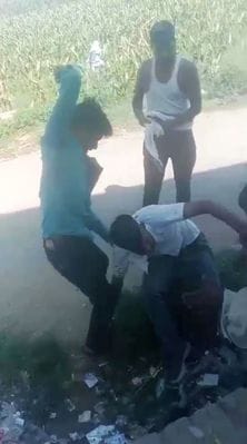 Budh president beaten up, video viral on social media