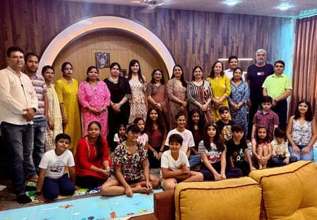 Message of discipline given to children in Bal Sanskar workshop