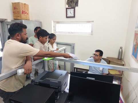 All the students included in the first merit list should deposit the fee today