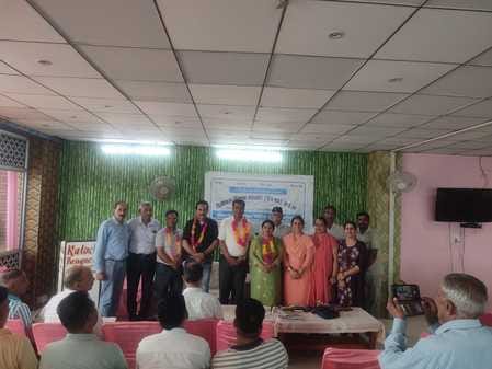 Suresh Kumar became the district head of Himachal Teachers Federation