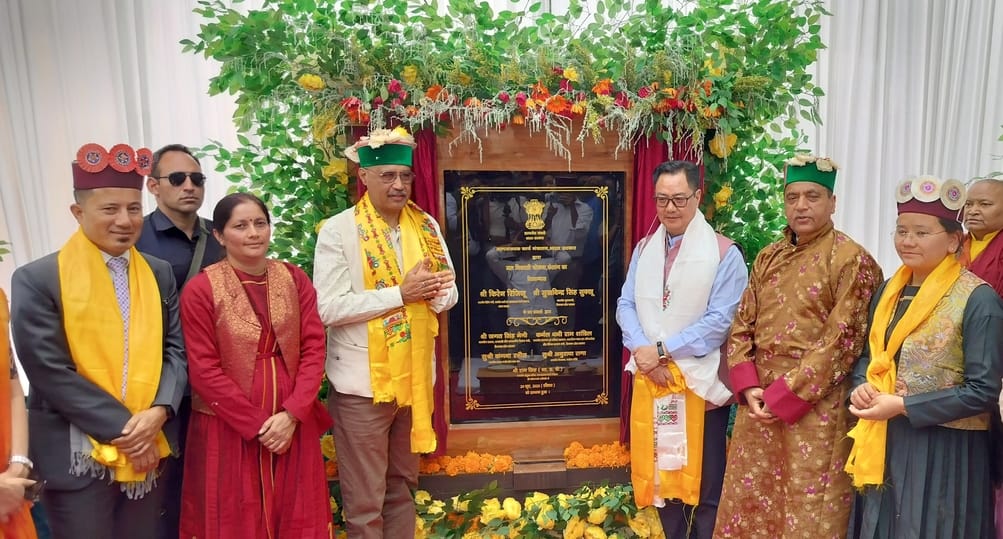 Foundation stone laid for sewerage scheme to be constructed at a cost of Rs. 26.75 crore in Keylong