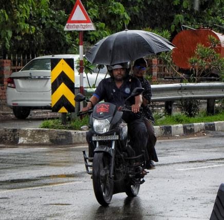 Rain changed the mood of the weather humidity remained in the air