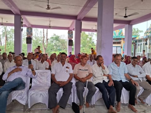 Training on mushroom production given to the people of Karloti Panchayat