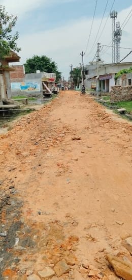 The municipality is building a road to take out the taziya