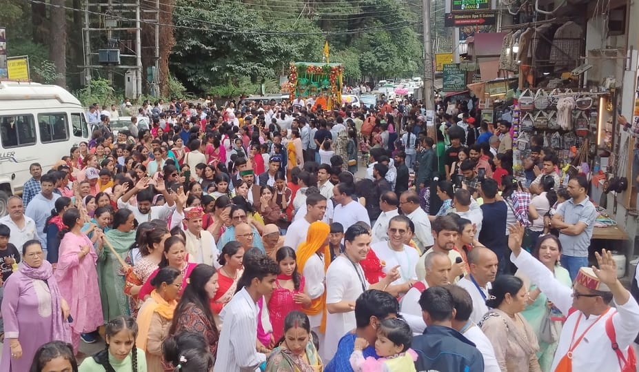 Manali reverberated with the chants of Jai Shri Jagannath
