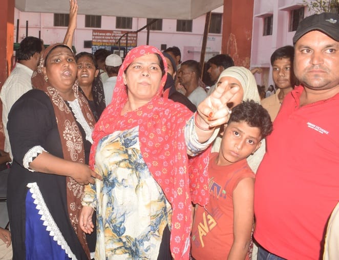 Ruckus by patient's relatives in district hospital