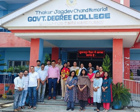 Honored for securing seventh place in the merit list
