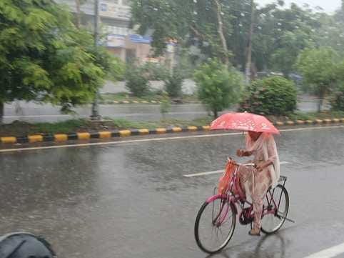 Relief from drop in temperature, chances of rain today too