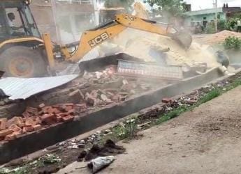 Illegal construction on RCC center's land demolished