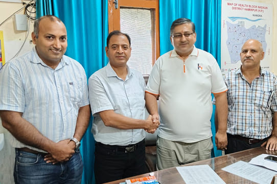 Dr. Rajesh Bhardwaj took over the charge of BMO Naidun