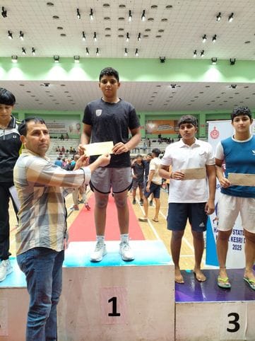 Welcomed three gold medal winning female wrestlers