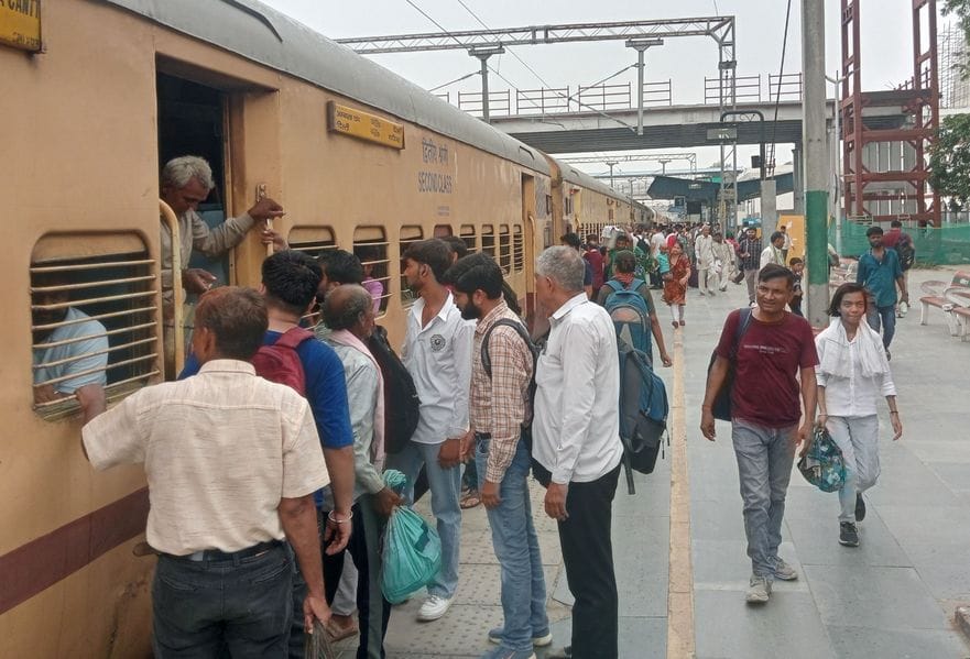 Jhelum Express arrived late by two and a half hours and Garib Rath by four hours.