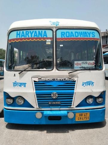 Bus service started from Kosli to Chandigarh