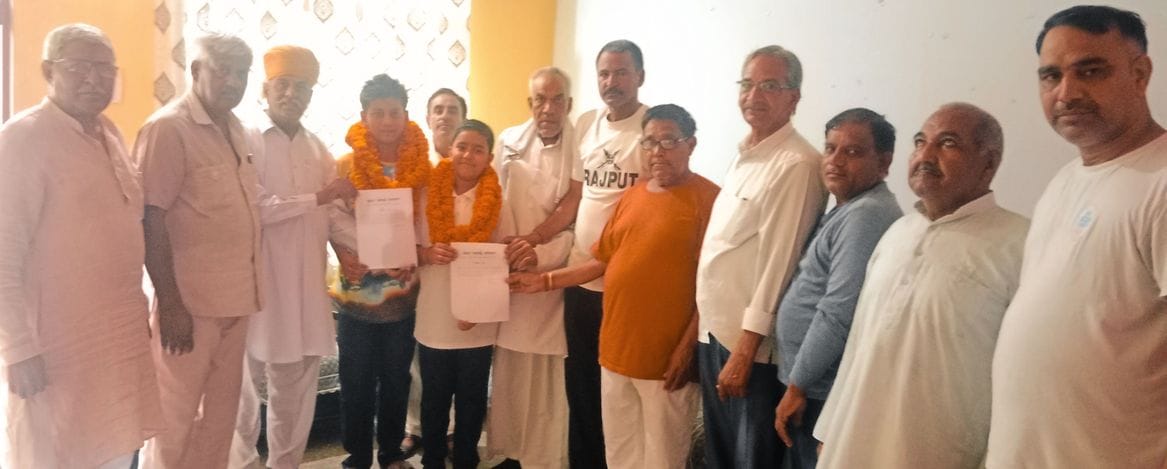 Youths who returned from the camp were honored