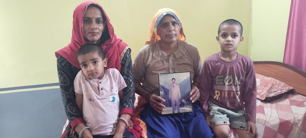 Serving the nation is in the blood of the Lamba family...Satpal sacrificed his life in Kargil, his son is also serving in the army