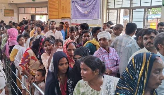 The crowd in OPD derailed the system