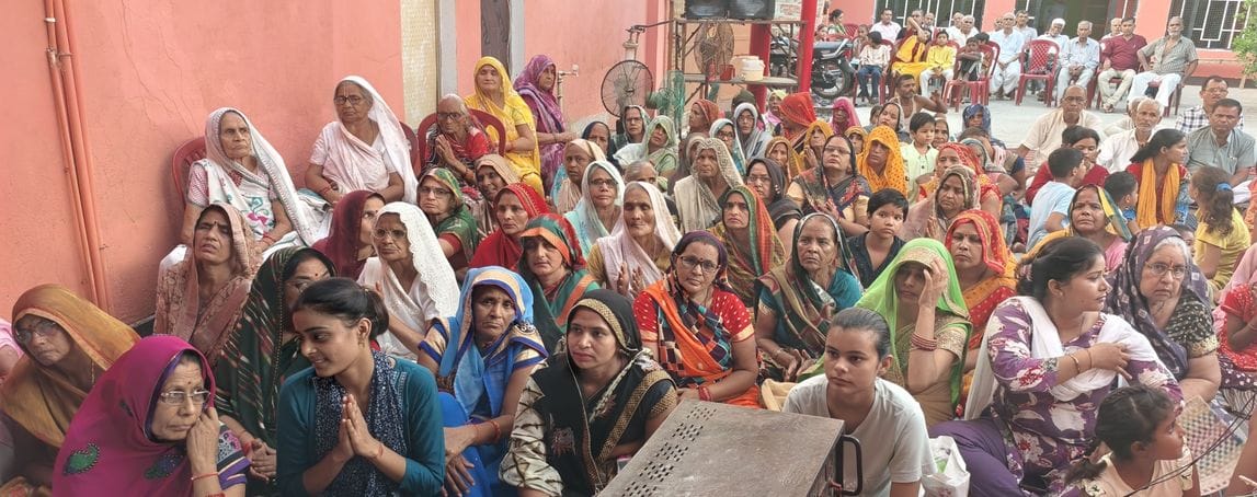 Devotees were moved to hear the story of Rukmini's marriage and Sudama's character