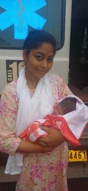 Newborn baby girl found abandoned in Rahjania village