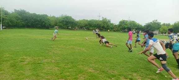 Hisar's team stood third in the state level rugby competition