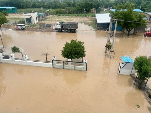 Balotra Weather Update: Monsoon Arrived, Roads Flooded Rajasthan Mausam News in Hindi