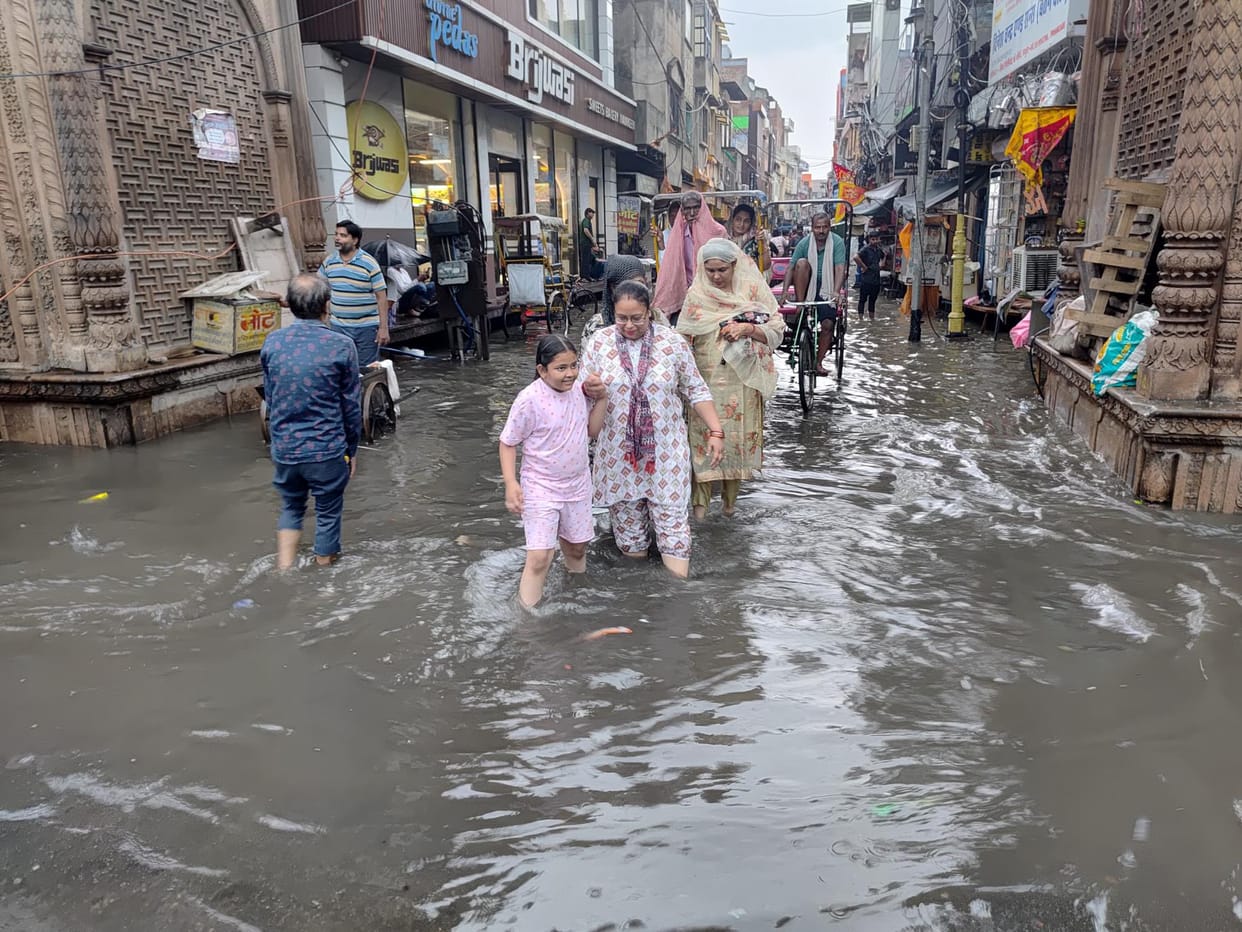 Rain became a disaster..water filled from streets to underpasses