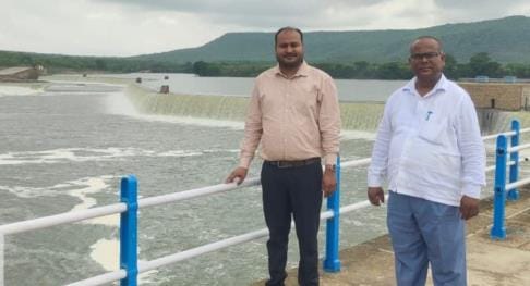 Gangau and Bariyarpur dams overflowed