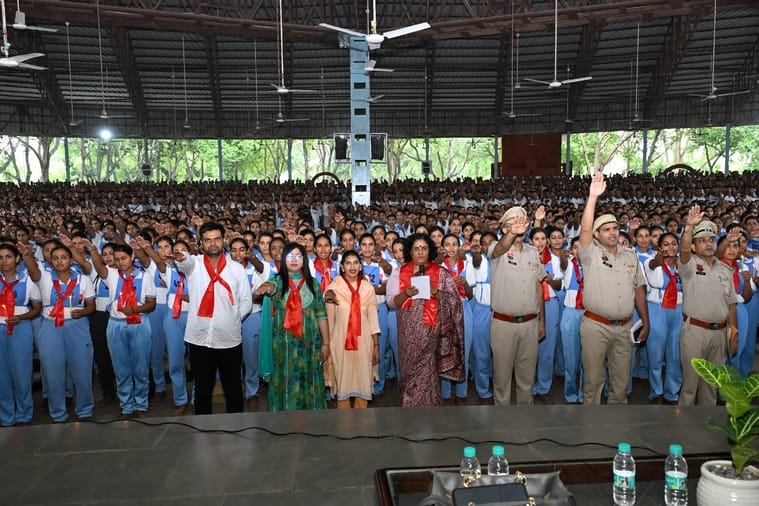 They lit candles and took an oath to not consume drugs in life
