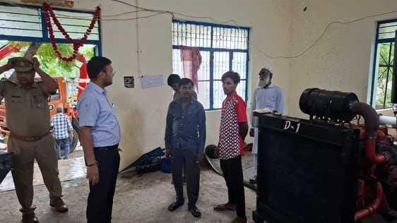 Reprimanded for shutting down the pump of flood pumping station