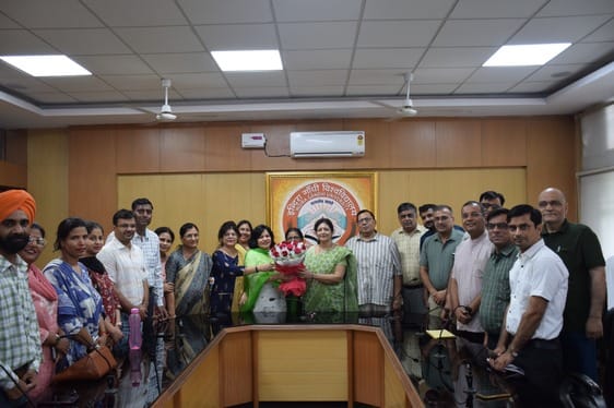 The association bid farewell to Professor Manju on her retirement