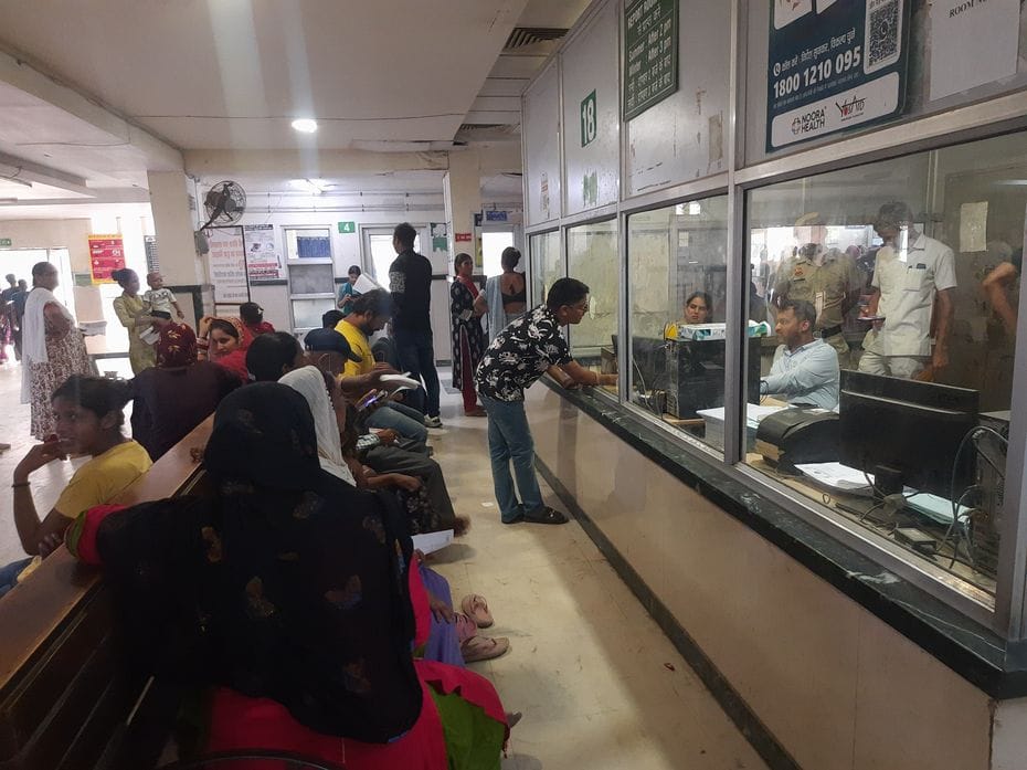 Civil hospital services affected due to server down