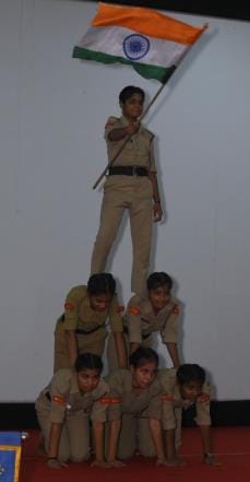 NCC cadets mesmerized with patriotic songs, dance, drama