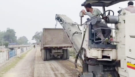Road construction work started with Rs 6 crore, width will be 18 feet