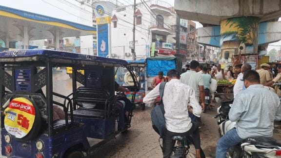 Heavy rain brought relief from the humid heat