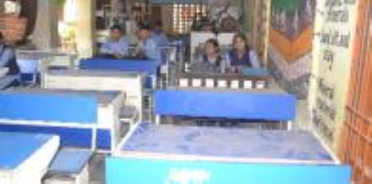 Children reached school after holidays, dust accumulated on desks, water was dripping from the roofs