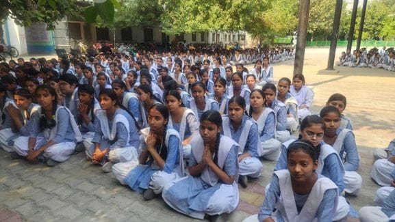 On the first day, the attendance of students was 50 percent in government schools and 65 percent in private schools.
