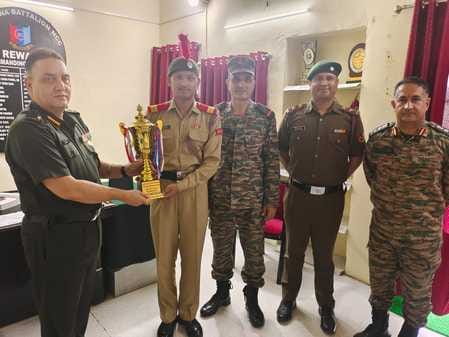 SUO Lokesh became the best NCC cadet
