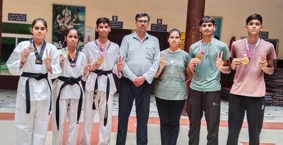 6 players won medals in National Taekwondo Competition
