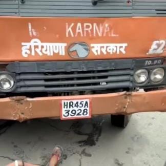 Public vehicles seized, corporation's 17 year old diesel truck is shedding tears