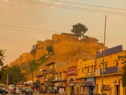 जैसलमेर में तेज बारिश की चेतावनी।