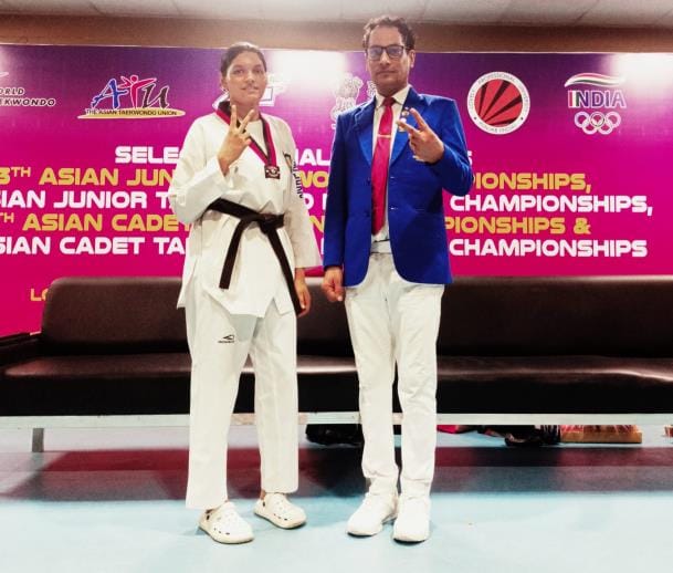Pooja Nahla has made a place in the Indian team for the Asian Taekwondo Championship.