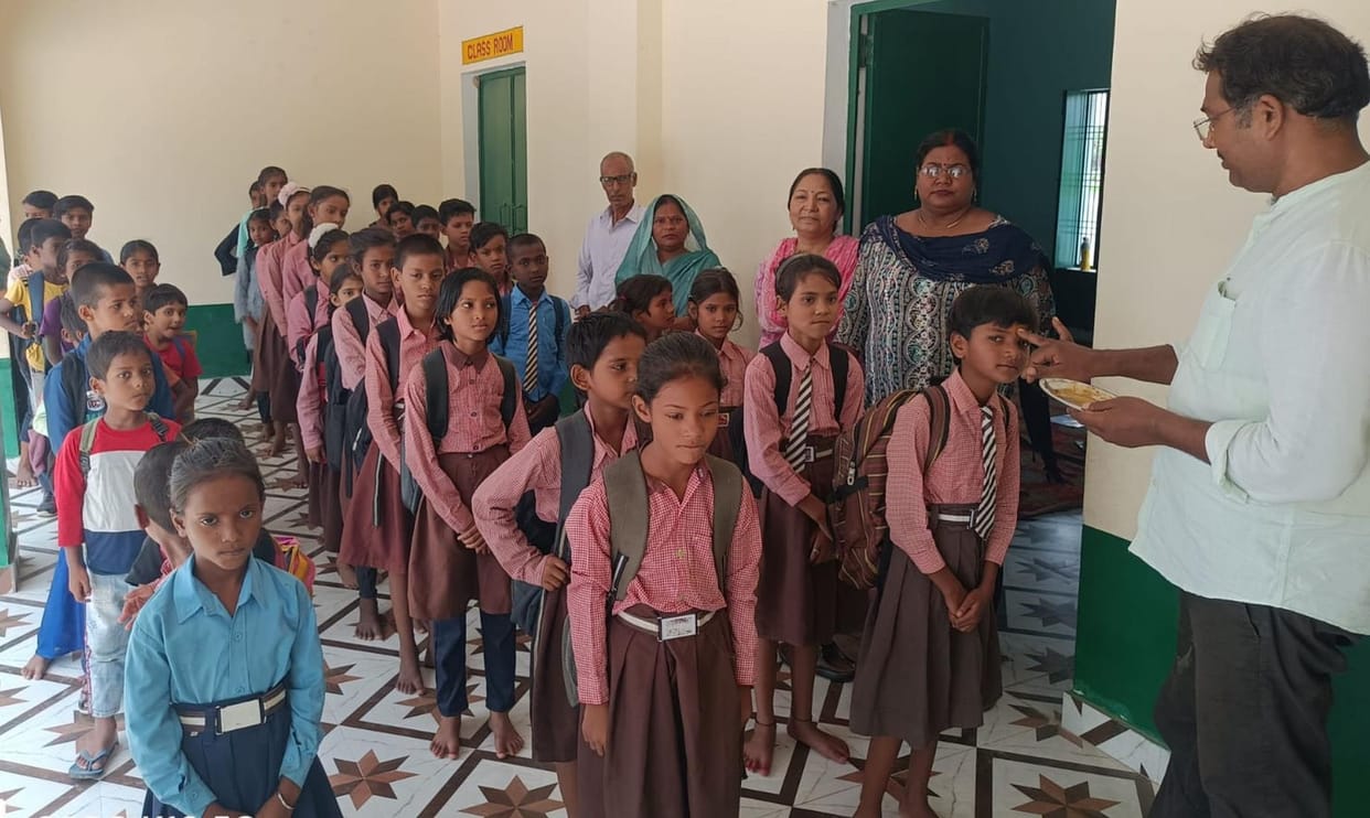 Schools were buzzing, children were welcomed after being vaccinated