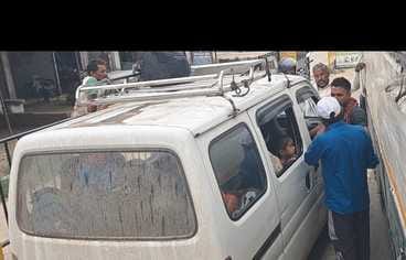 Eco vans are blocking buses going to Rudrapur, disputes are happening every day