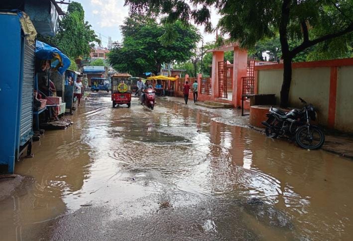Sporadic flooding from rainfall