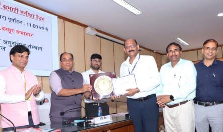 IIWBR got first prize in the research institute category