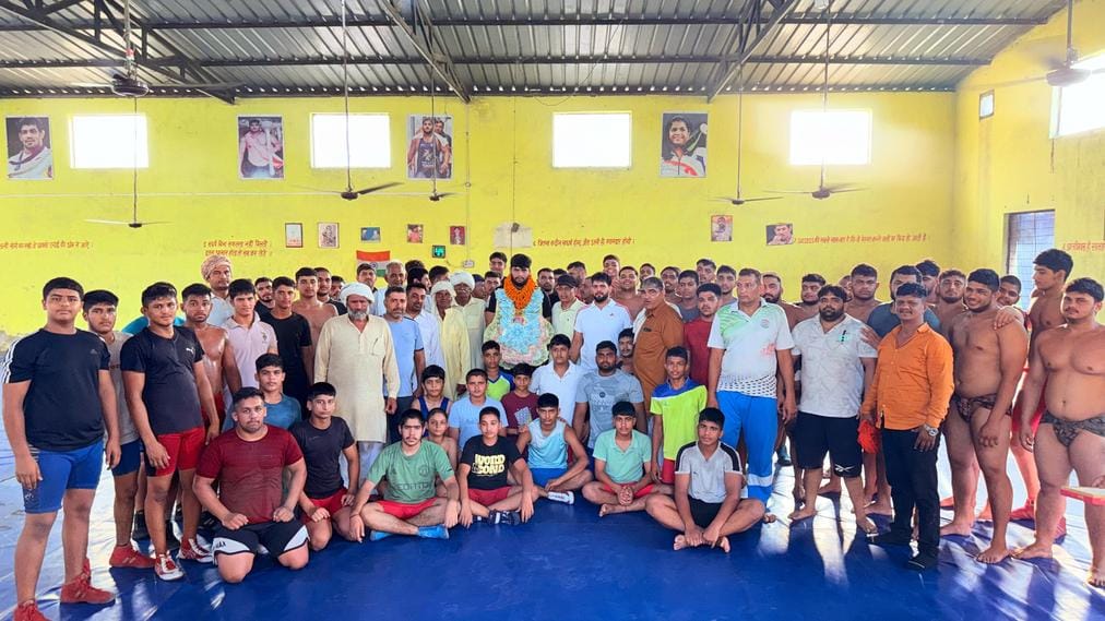 World Military Bronze Medalist Dinesh Golia Honored
